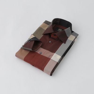 ＜BLACK LABEL CRESTBRIDGE (Men)＞【１０ｔｈ　ＡＮＮＩＶＥＲＳＡＲＹ】プレミアムウォッシャブルウールクレストブリッジチェックセミワイドカラーシャツ