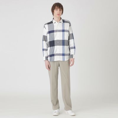 スマートテッククレストブリッジチェックシャツ | BLACK LABEL