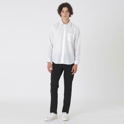 オーガニックコットンピンオックスシャツ | BLACK LABEL CRESTBRIDGE