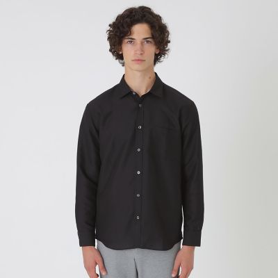オーガニックコットンピンオックスシャツ | BLACK LABEL CRESTBRIDGE