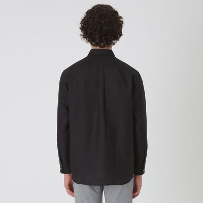 オーガニックコットンピンオックスシャツ | BLACK LABEL CRESTBRIDGE