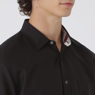 TK❤️メンズ！❤️ブラックレーベルのお洒落なシャツ オーガニックコットンピンオックスシャツ | BLACK LABEL CRESTBRIDGE