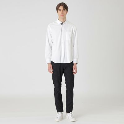 シャドーチェックニットドッキングシャツ | BLACK LABEL CRESTBRIDGE