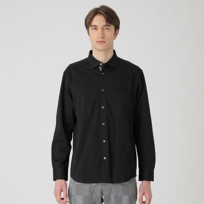 シャドーチェックニットドッキングシャツ | BLACK LABEL CRESTBRIDGE