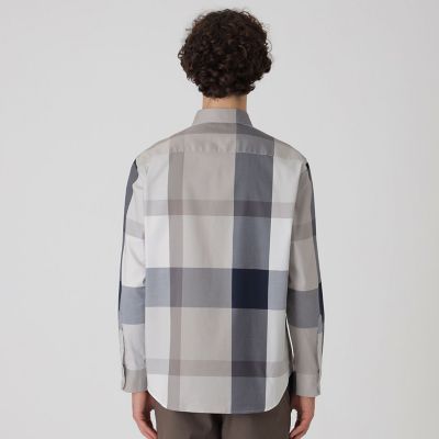 コットン再生繊維（セルロース）クレストブリッジチェックシャツ