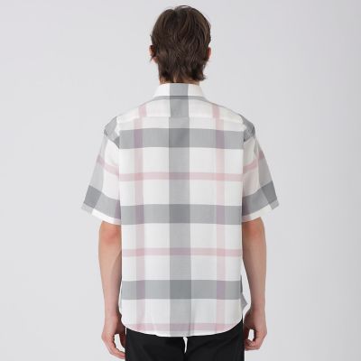 カラミクレストブリッジチェックハーフスリーブシャツ | BLACK LABEL