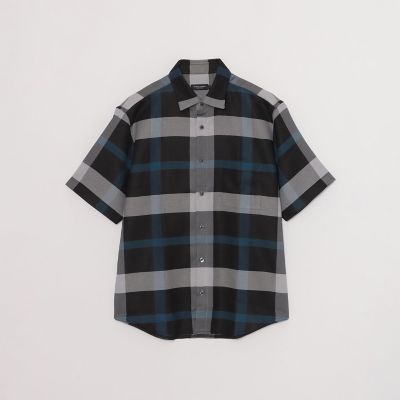 カラミクレストブリッジチェックハーフスリーブシャツ | BLACK LABEL