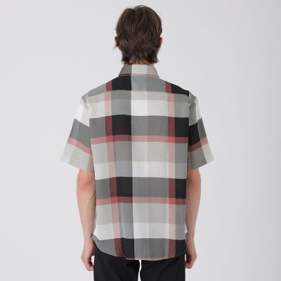 カラミクレストブリッジチェックハーフスリーブシャツ | BLACK LABEL