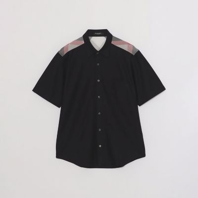 ヨークカラミチェックハーフスリーブシャツ | BLACK LABEL CRESTBRIDGE
