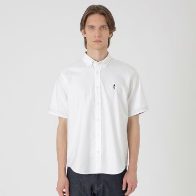 ＜BLACK LABEL CRESTBRIDGE (Men)＞ガーズマンエンブロイダリーオックスハーフスリーブシャツ