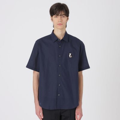 コーギーワッペンハーフスリーブシャツ | BLACK LABEL CRESTBRIDGE