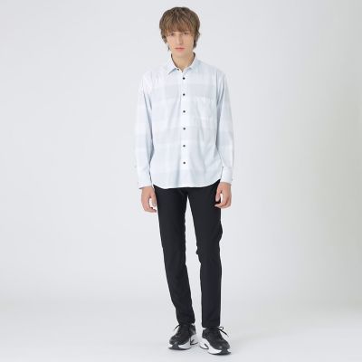 試着のみ BLブルーレーベルクレストブリッジ 茶チェックシャツブラウス40 NEW CHECK NEW ME｜BLUE LABEL CRESTBRIDGE(ブルーレーベル・クレスト