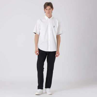 一部店舗限定】ジェントルマンワッペンハーフスリーブシャツ | BLACK