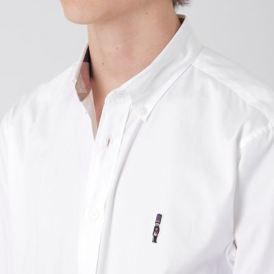 一部店舗限定】ジェントルマンワッペンハーフスリーブシャツ | BLACK