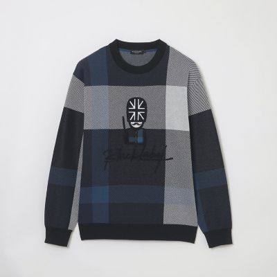 ガーズマンクレストブリッジチェックニット | BLACK LABEL CRESTBRIDGE