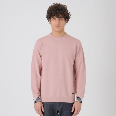 パーシャルチェックヴィスコンフィーニット | BLACK LABEL CRESTBRIDGE