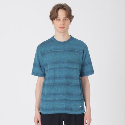 カスリシャドーチェックニットTシャツ | BLACK LABEL CRESTBRIDGE