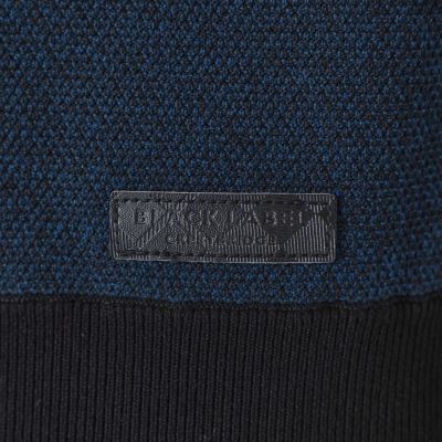 パッチワーククレストブリッジチェックニット | BLACK LABEL