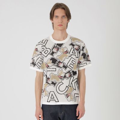 ガーズマン＆コーギーニットTシャツ | BLACK LABEL CRESTBRIDGE (Men