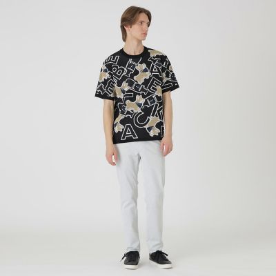 ガーズマン＆コーギーニットTシャツ | BLACK LABEL CRESTBRIDGE (Men