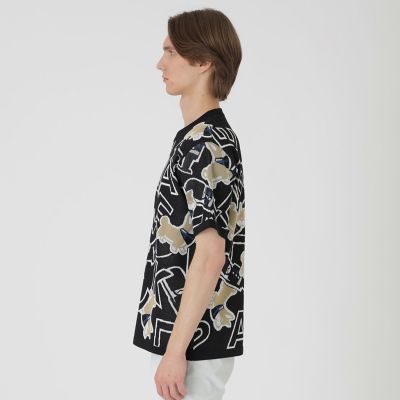 ガーズマン＆コーギーニットTシャツ | BLACK LABEL CRESTBRIDGE (Men