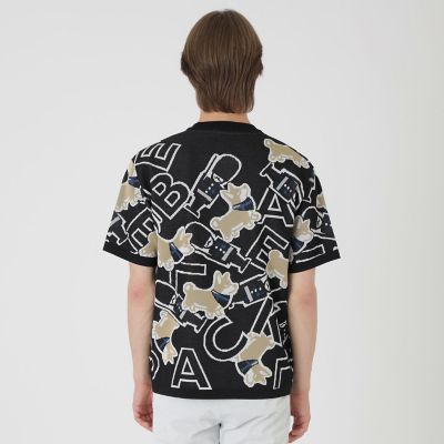 ガーズマン＆コーギーニットTシャツ | BLACK LABEL CRESTBRIDGE (Men