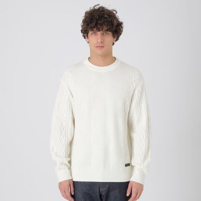 カシミヤミックスアランニット | BLACK LABEL CRESTBRIDGE (Men