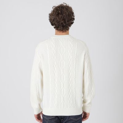 カシミヤミックスアランニット | BLACK LABEL CRESTBRIDGE (Men