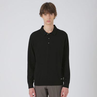 ヴィスコンフィーニットポロシャツ | BLACK LABEL CRESTBRIDGE (Men