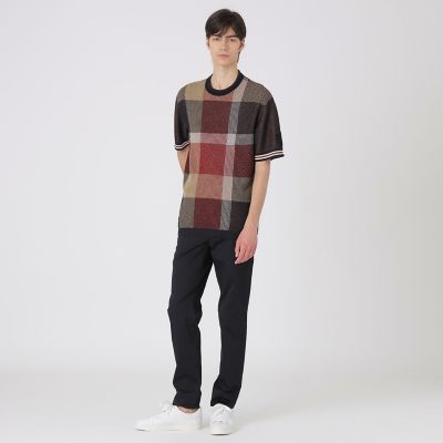 【新品】CB CRESTBRIDGE バーガンディリブニットと長袖Tシャツセット 10th ANNIVERSARY】ツィーディークレストブリッジ