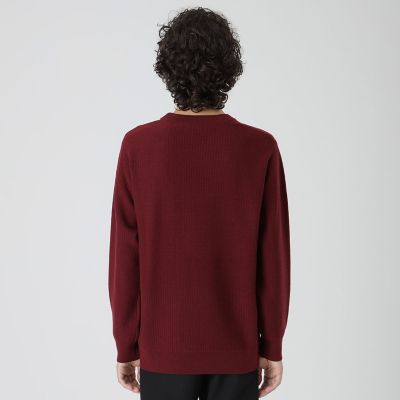 一部店舗限定】パッチワーククレストブリッジチェックニット