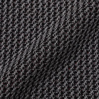 WEB限定】クレストブリッジチェックメッシュニットベスト | BLACK