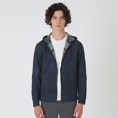 ライトウェイトバックチェックパーカー | BLACK LABEL CRESTBRIDGE