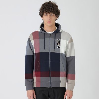 ギガチェックガーズマンワッペンパーカー | BLACK LABEL CRESTBRIDGE