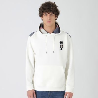 ヨークチェックガーズマンワッペンフーディー | BLACK LABEL