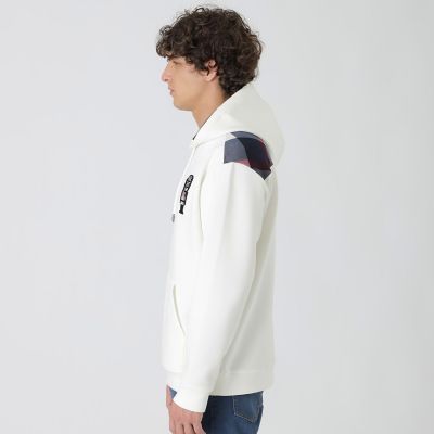 ヨークチェックガーズマンワッペンフーディー | BLACK LABEL