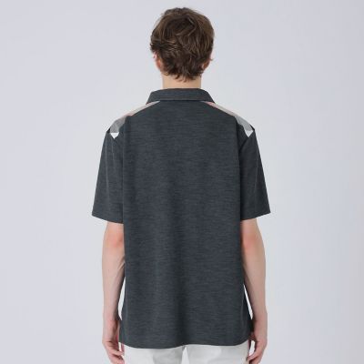 ショルダーチェックスキッパーポロシャツ | BLACK LABEL CRESTBRIDGE