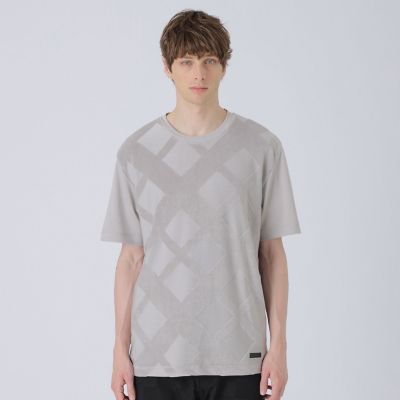パイルシャドーチェックTシャツ | BLACK LABEL CRESTBRIDGE (Men