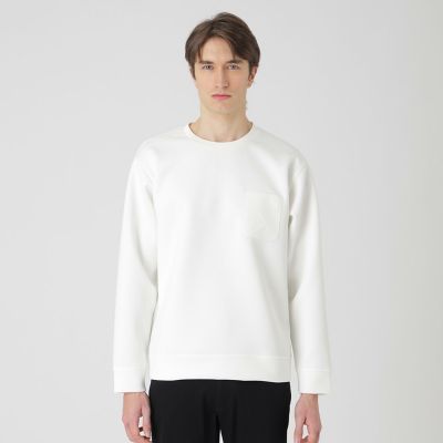 ＜BLACK LABEL CRESTBRIDGE (Men)＞シャドーチェックパッチポケットスウェットシャツ