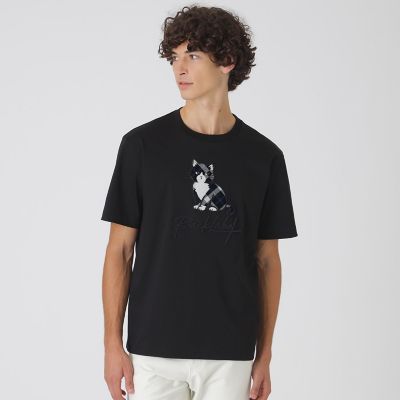 クレストブリッジキャットグラフィックTシャツ | BLACK LABEL