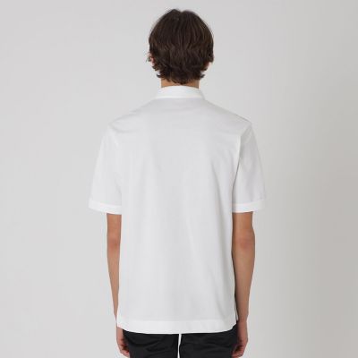 パネルストライプチェックポロシャツ | BLACK LABEL CRESTBRIDGE (Men