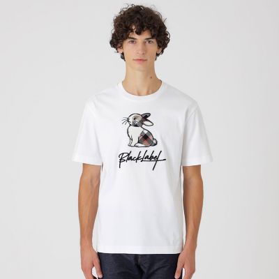クレストブリッジラビットグラフィックTシャツ | BLACK LABEL