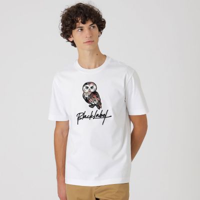 クレストブリッジオウルグラフィックTシャツ | BLACK LABEL