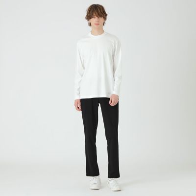 マーセライズドレスロンT | BLACK LABEL CRESTBRIDGE (Men)/ブラック