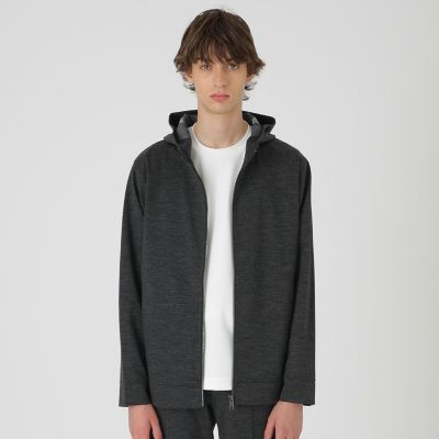 ボンディングウールジャージーパーカー | BLACK LABEL CRESTBRIDGE