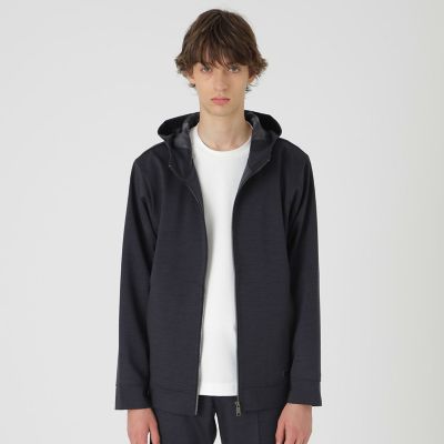 ボンディングウールジャージーパーカー | BLACK LABEL CRESTBRIDGE