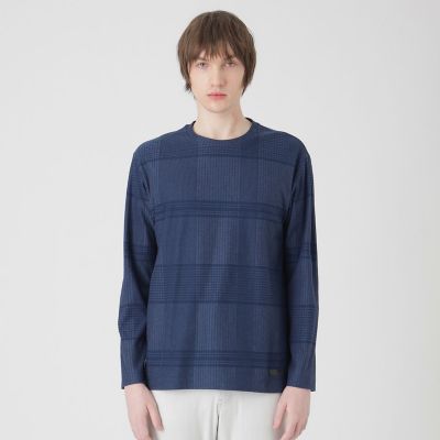 ハリヌキシャドーチェックカットソー | BLACK LABEL CRESTBRIDGE (Men