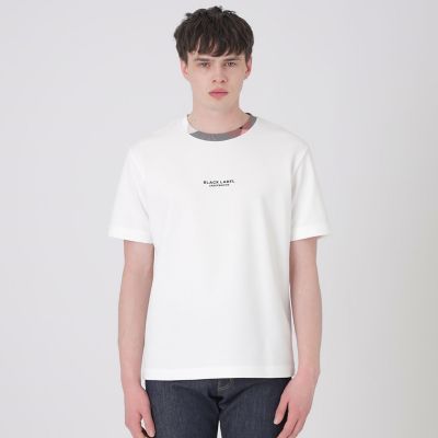 チェックカラーコンフィTシャツ | BLACK LABEL CRESTBRIDGE (Men