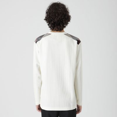 ショルダーチェックニットソー | BLACK LABEL CRESTBRIDGE (Men 