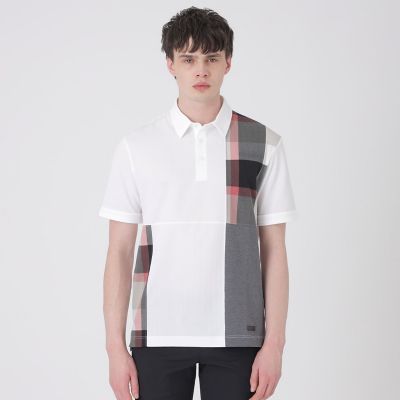 パッチワーックサッカーポロシャツ | BLACK LABEL CRESTBRIDGE (Men